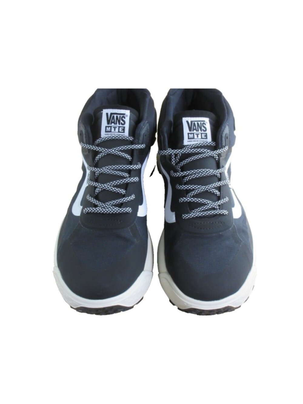 Vans Men's Mte Crosspath Mid Trail Shoes Black White All Weather Sizes NEW - Picture 3 of 7